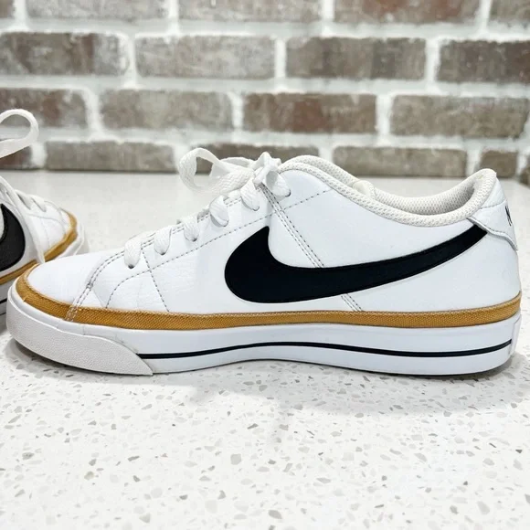 Nike Court Legacy Nature Shoes White Tan Black Women’s 8 athletic sneakers - Picture 6 of 14